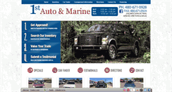 Desktop Screenshot of 1stautoandmarine.com